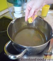 Фото приготовления рецепта: Апельсиновый лимонад / Безалкогольный крюшон - шаг №3