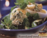 Фото к рецепту: Салат с яйцами и пастой карри