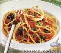 Фото к рецепту: Спагетти путанеска