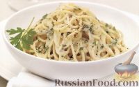 Фото к рецепту: Спагетти с тунцом и петрушкой