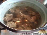 Фото приготовления рецепта: Суп из свинины с вермишелью - шаг №9