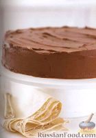 Фото к рецепту: Шоколадный торт с миндалем