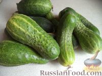 Фото приготовления рецепта: Огурцы ( салат из огурцов ) - шаг №1