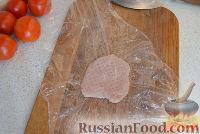 Фото приготовления рецепта: Отбивная из курочки, с нежирным сыром - шаг №3