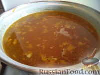 Фото приготовления рецепта: Суп мясной с фасолью - шаг №11