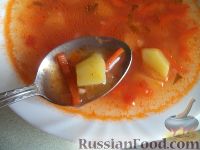 Фото к рецепту: Постный суп-гуляш