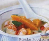 Фото к рецепту: Тайский тыквенный суп