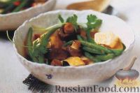 Фото к рецепту: Грибной соус с тофу и стручковой фасолью