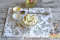 Фото приготовления рецепта: Запеченная картошка, фаршированная креветками и огурцом - шаг №4