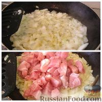 Фото приготовления рецепта: Паста со свининой в томатном соусе - шаг №2
