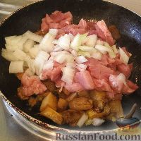 Фото приготовления рецепта: Манты с мясом и грибами - шаг №5