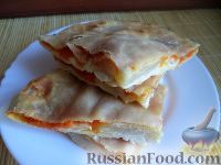 Фото к рецепту: «Плацинда» - пирог с тыквой по-молдавски