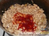 Фото приготовления рецепта: Фасоль в томатном соусе - шаг №9