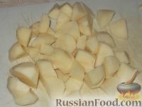 Фото приготовления рецепта: Гарнир из картофеля и баклажанов - шаг №4