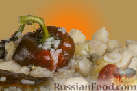 Фото приготовления рецепта: Рагу с картошкой и рисом (в казане) - шаг №12