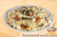 Фото к рецепту: Рагу с картошкой и рисом (в казане)