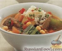 Фото к рецепту: Суп с мясом и овощами