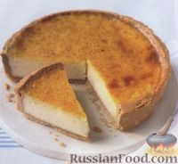 Фото к рецепту: Сливочный пирог с мускатным орехом