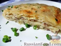 Фото к рецепту: Бурек по-сербски (с мясом и сыром)
