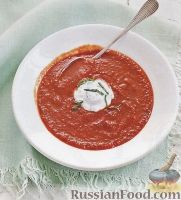 Фото к рецепту: Томатный суп-пюре