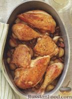 Фото к рецепту: Курица, жаренная с овощами