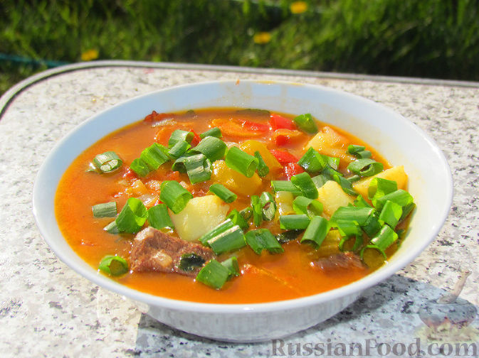 Суп с говядиной и овощами: насыщенный, вкусный и ароматный - На Кухне