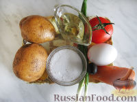 Фото приготовления рецепта: Картофельный драник "Веселый человечек" - шаг №1