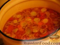 Фото приготовления рецепта: Греческий суп фасолада - шаг №9