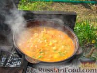 Фото приготовления рецепта: Бограч - венгерский суп - шаг №11