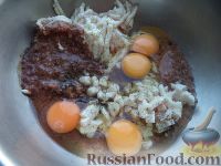 Фото приготовления рецепта: Домашняя печеночная колбаса с салом и чесноком - шаг №5