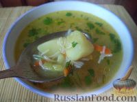 Фото приготовления рецепта: Суп картофельный с вермишелью - шаг №11