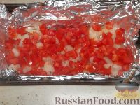 Фото приготовления рецепта: Запеканка из цветной капусты с помидорами - шаг №8