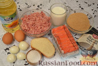 Фото приготовления рецепта: Жареные палочки из картофельного пюре, с кунжутом (во фритюре) - шаг №5