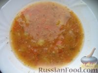 Фото к рецепту: Чечевичный суп с квашеной капустой