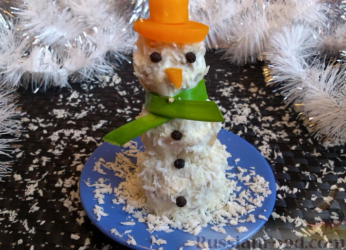 Снеговик на праздничный стол