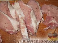 Фото приготовления рецепта: Антрекот из свинины - шаг №3