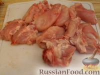Фото приготовления рецепта: Кролик в сметане - шаг №2