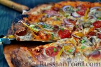 Фото приготовления рецепта: Пицца с охотничьей колбаской - шаг №1