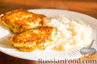 Фото к рецепту: Рыбное филе в сырном кляре