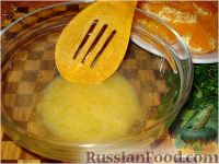 Фото приготовления рецепта: Зеленый салат с курицей и апельсинами - шаг №5