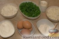 Фото приготовления рецепта: Сырная запеканка с зеленым луком - шаг №1