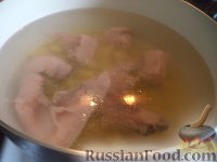 Фото приготовления рецепта: Суп из семги - шаг №7