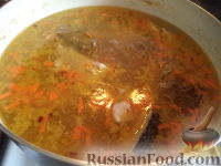 Фото приготовления рецепта: Суп из семги - шаг №9