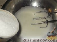 Фото приготовления рецепта: Суфле «Птичье молоко» - шаг №4