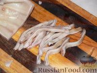 Фото приготовления рецепта: Свиные уши по-корейски без моркови - шаг №4