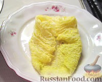 Фото приготовления рецепта: Тыква, запечённая с сыром, в беконе - шаг №3