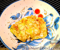 Фото приготовления рецепта: Шницели из савойской капусты в миндальной панировке - шаг №8