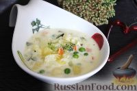 Фото к рецепту: Молочный суп с овощами