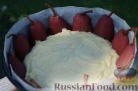 Фото приготовления рецепта: Марципановый пирог с грушами в вине - шаг №5