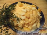 Фото к рецепту: Салат из кукурузы с сыром